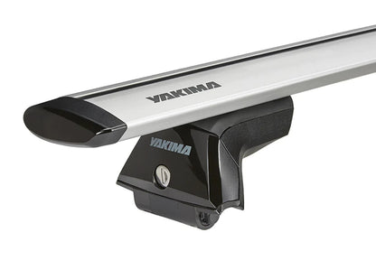 Featuring the Skyline Tower roof rack manufactured by Yakima shown here from a second angle.