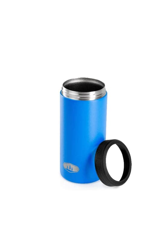 The GSI Outdoors Standard Can Cozy features double-wall insulation and a removable black lid, keeping your drink at the ideal temperature. It's BPA-free for safety.