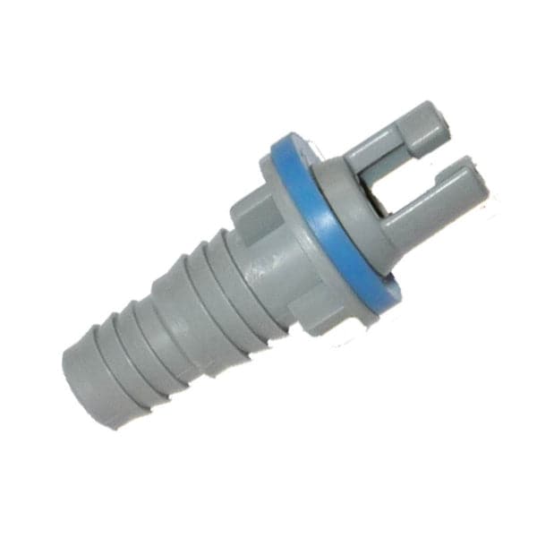 Featuring the Summit 2 / Tomcat Valve Adapter ik accessory, ik pump, raft pump, raft valve manufactured by AIRE shown here from one angle.