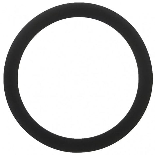 A black circle with a thick border on a white background showcases the Coyote River Gear Rim Gasket, seamlessly integrating into the design.