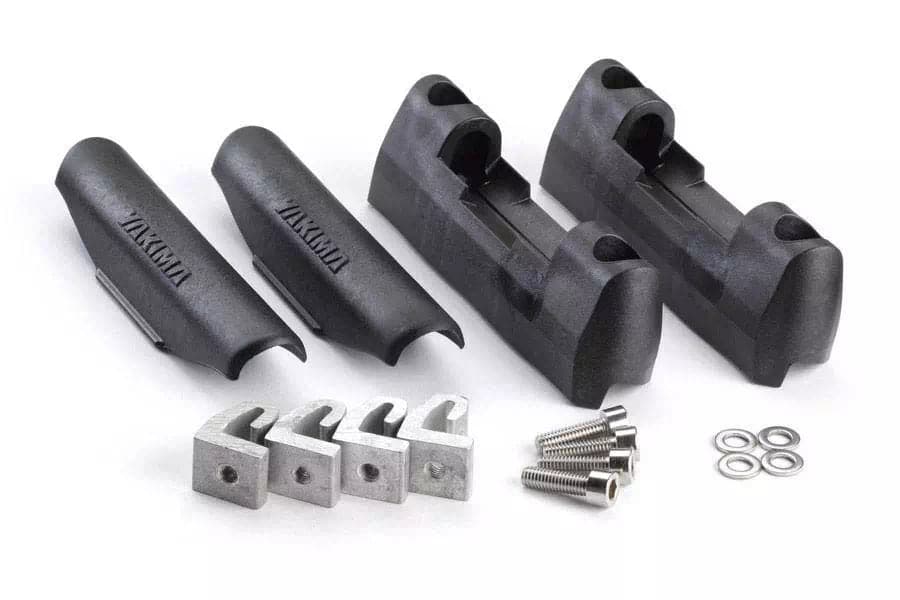 a set of Yakima Landing Pads for a motorcycle