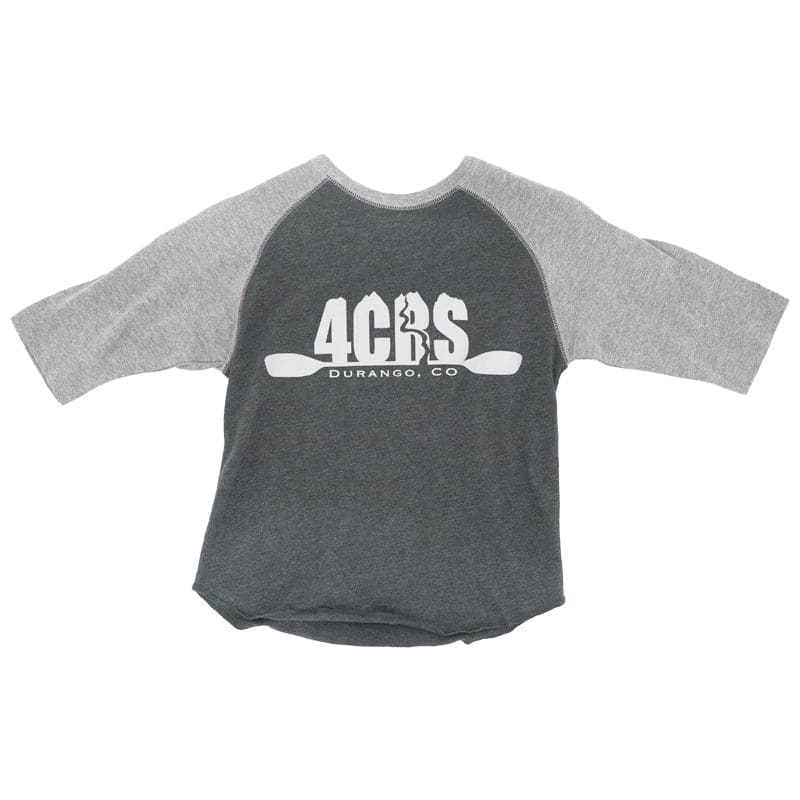 Featuring the 4CRS Youth Paddle Shirt 4crs logo wear manufactured by 4CRS shown here from a third angle.